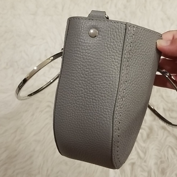 💕TED BAKER LONDON💕 Fiorel Circular Handle Shoulder Bag 100% Leather NWOT - Picture 4 of 10